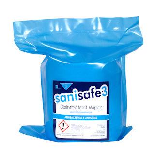 Antiviral Disinfectant Refill Wipes 1x1000 SaniSafe 3