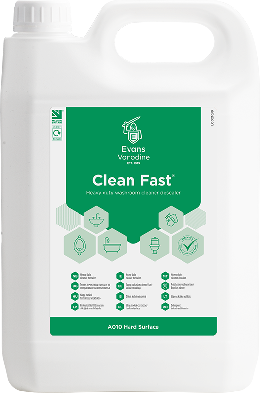 Clean Fast Foam Bactericidal Cleaner Evans
