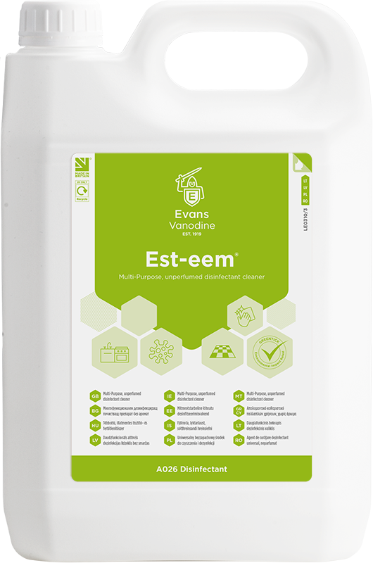 Esteem Cleaner Sanitiser Evans