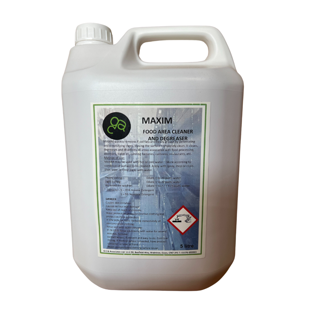 Bactericidal Food Safe Degreaser Gel Maxim