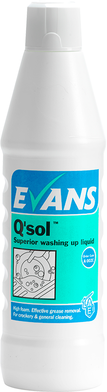 Q-Sol Washing Up Liquid Evans