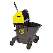 Combo Kentucky Mop Bucket w Wringer/Castor SYR TC20-R