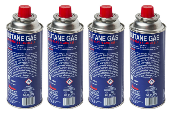 Butane Gas Canisters 220g