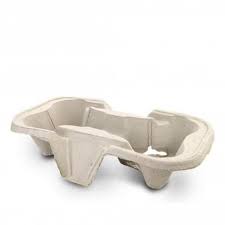 Extra Heavy Duty Pulp 2-Cup Holder/Carrier Case of 640