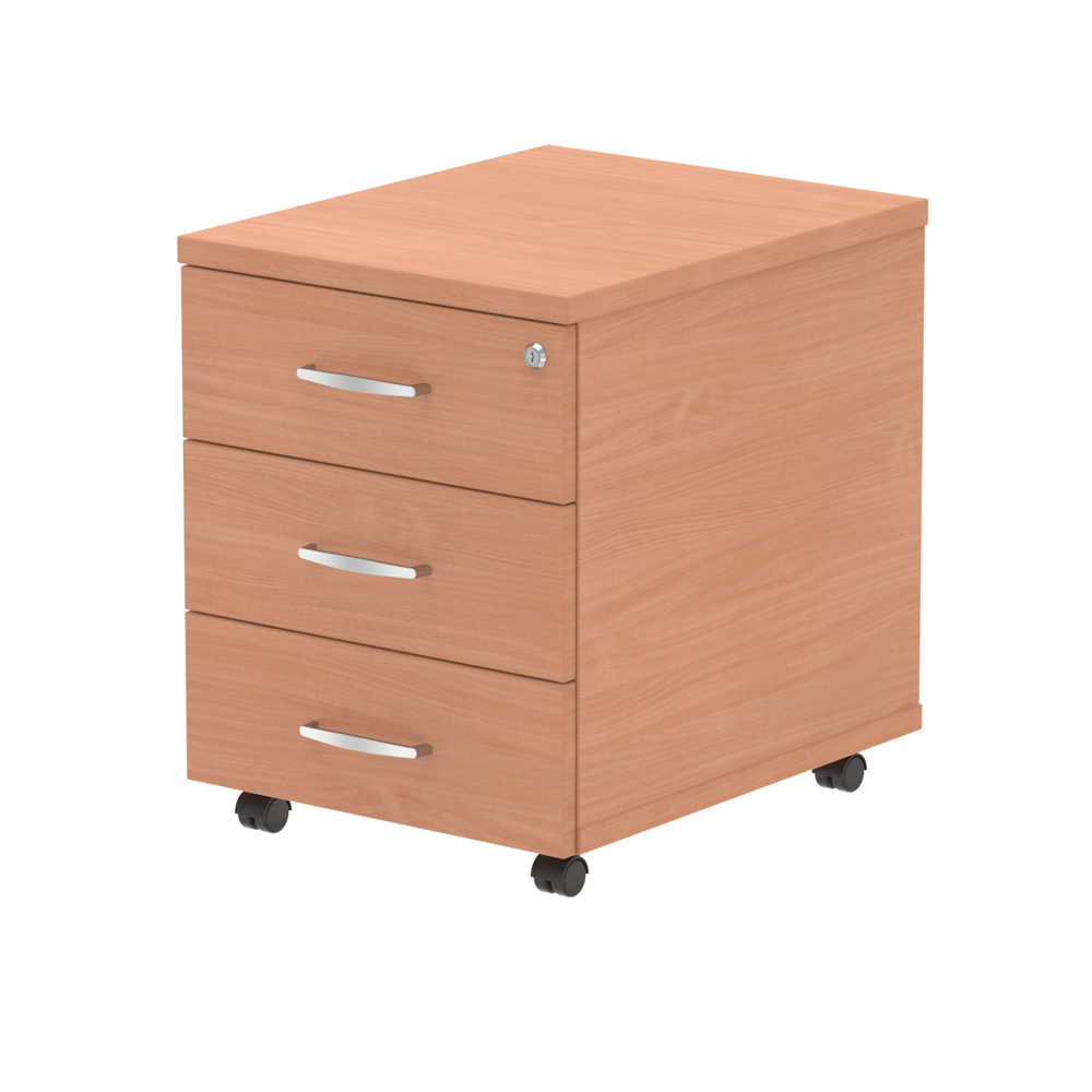 3-Drawer Pedestal 600mm Deep