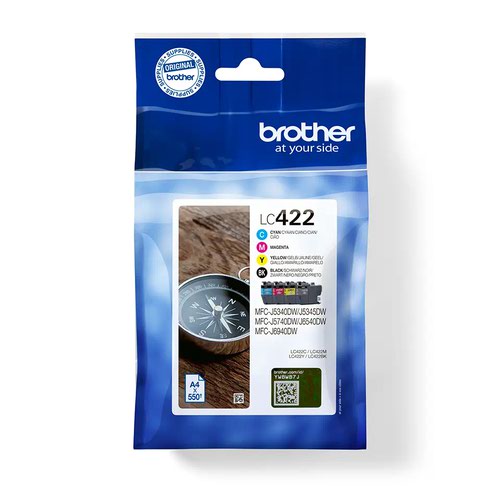 Brother Value Pack Inkjet Cartridge Brother LC422 Value