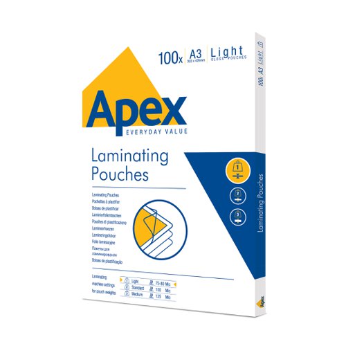 Laminating Pouch Lightweight A3