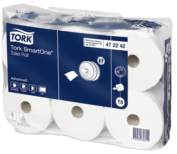 Toilet Roll SmartOne 2ply Tork T8 472242
