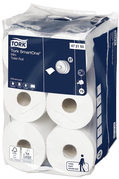 Toilet Rolls SmartOne Mini 2ply Tork T9 472193