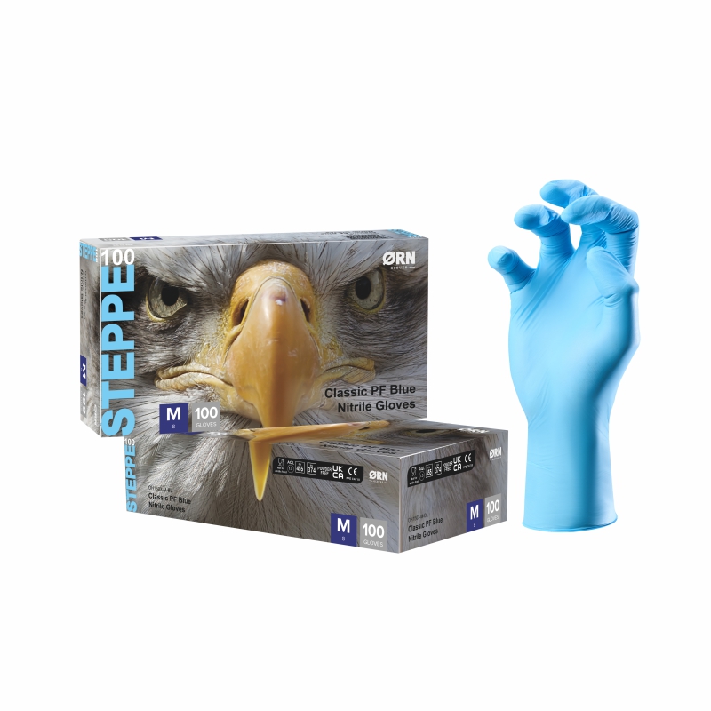 Glove Nitrile Powder Free Steppe Classic