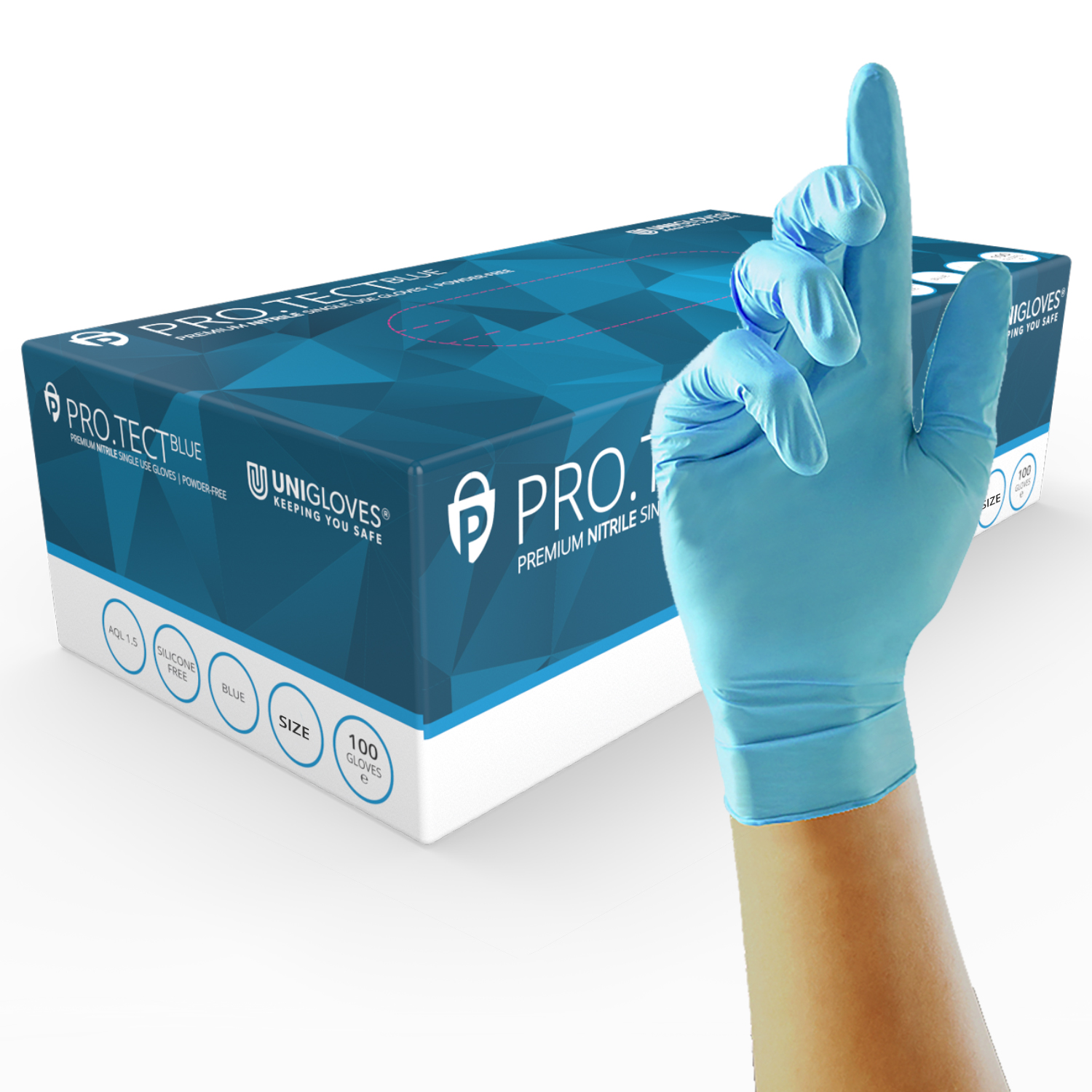 Glove Nitrile Powder Free Uniglove PRO.TECT