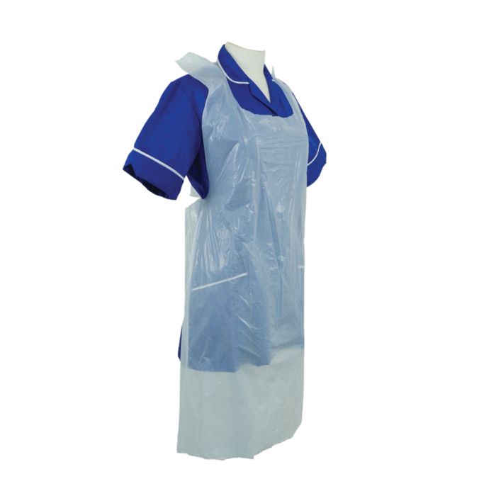 Standard Polythene Apron Flat Packed 10mu 10mu