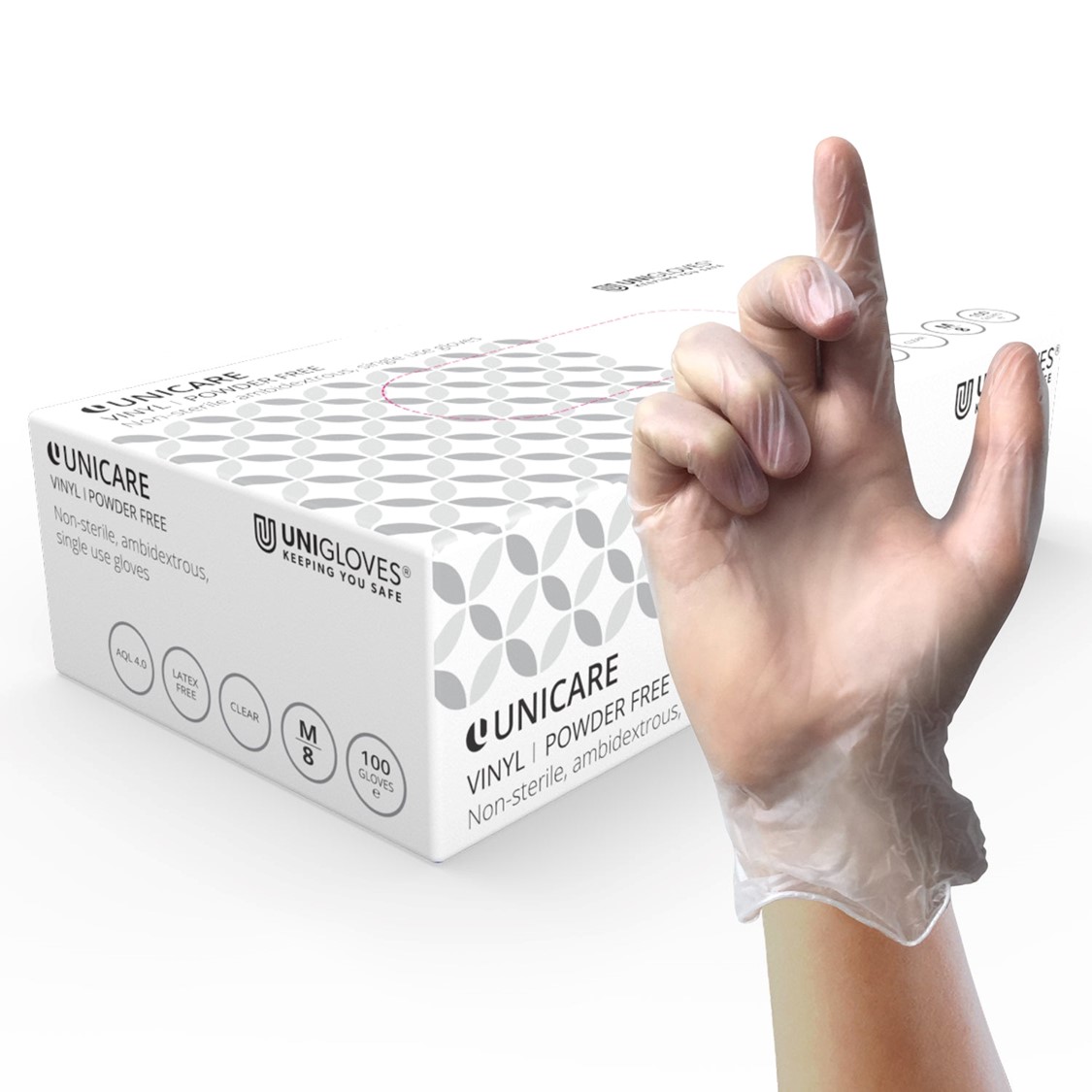 Powder Free Vinyl Glove Uniglove