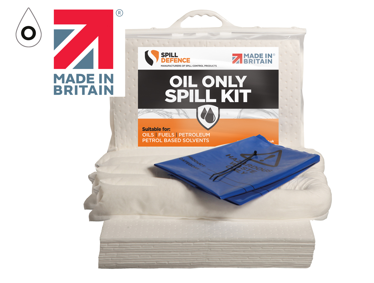 Absorbent Spill Kit Clip top Bag Oil Only 30L