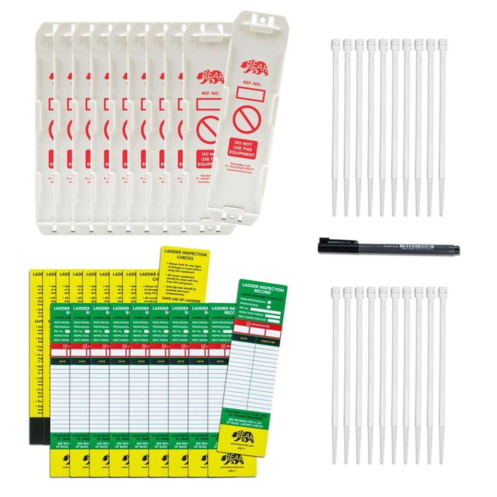 Ladder Inspection Record Kit Pack of 10